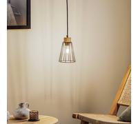 Suspension luminaire en bois Dorvi Envostar, dimmable, Salon / Salle à manger, Métal, Moderne, Suspension