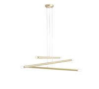 Suspension Luminaire En Laiton 6 Flammes E14 Métal Design Rétro Salle À Manger