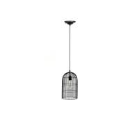 Plafonnier The Home Deco Factory - Suspension luminaire en métal filaire Cage - Diam. 20 cm - Noir - Cage