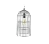 Plafonnier The Home Deco Factory - Suspension Luminaire en métal filaire - Diam. 20cm - Argent - Cage