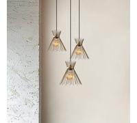 Suspension luminaire Kirpi 3086 Opviq, dimmable, doré, Salon / Salle à manger, Métal, Suspension