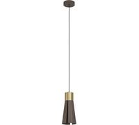 Suspension Luminaire Led Losalomas,Lustre Chambre Élégant,Plafonnier Salon Ou Salle À Manger En Métal Moka Et Laiton,Blanc Chaud,Douille Gu10