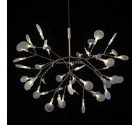 Suspension Luminaire Lustre, lampe lustre LED, lampe suspendue classique Heracleum II, lampe LED vintage en forme de feuille d'arbre par Bertjan Pot de Mooi Lampe à suspension Éclairage max D210cm SR