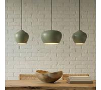 Suspension luminaire Malisa Lucande, dimmable, vert, Salon / Salle à manger, Métal, Scandinave, Suspension