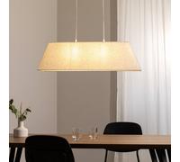 Suspension luminaire Miriel ONLI, dimmable, bois clair, Salon / Salle à manger, Bois, Scandinave, Suspension en Tissu