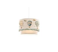 Suspension Luminaire Plafonnier Enfant Abat Jour Beige 30x20 Cm