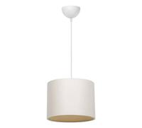 Suspension Luminaire Plafonnier P¿27 Blanc Crème D22x60cm