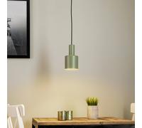 Suspension luminaire Selma Euluna, dimmable, vert, Salon / Salle à manger, Métal, Moderne, Suspension