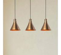 Suspension luminaire Sivani MR-314 Opviq, dimmable, bronze, Salon / Salle à manger, Métal, Suspension
