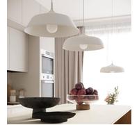 Suspension Luminaire - Sollux - Frika - Acier - E27 - 1x15W LED - Blanc