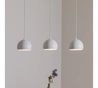 Suspension luminaire Sool Luminex, dimmable, blanc, Salon / Salle à manger, Métal, Suspension