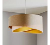 Suspension luminaire Vivien Maco Design, dimmable, beige, Salon / Salle à manger, Textile / Tissu / Soie, Moderne, Suspension en Tissu