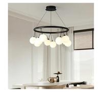 Suspension lumineuse Cherry Magic Bean en verre blanc, idéale pour le salon, la salle à manger, un îlot central ou une table basse. Éclairage LED suspendu, un véritable bijou qui attire le regard.