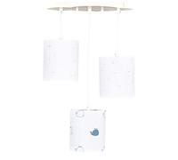Suspension Lumineuse Trio Blue Baleine - Blanc - Gris Clair