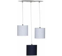 Suspension lumineuse trio hello - sauthon Blanc G