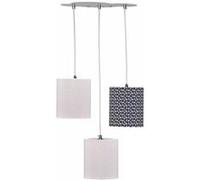 Suspension lumineuse trio miss chipie - sauthon Rose G