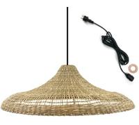 Lumisky Suspension sur secteur pour l'extérieur FREYA LARGE OUTDOOR CABLE en herbe marine style bohème 5m de longueur de câble