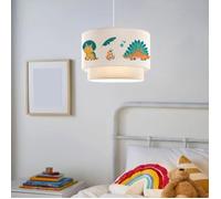Suspension Lurgan pour enfant E27 70 cm motif de dinosaure