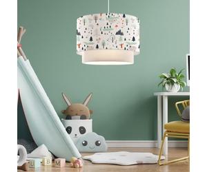 Suspension Lurgan pour enfant E27 70 cm motif de l'arbre
