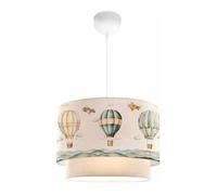 Suspension Lurgan pour enfant motif de ballons à air chaud blanc