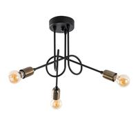Suspension lustre industriel D BY M.RED Black Antique - Métal - Style industriel