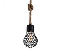 Suspension, Lustre Noir Style Industriel E27, Style Nordique Vintage, luminaires Suspendus rétro en Fer forgé, luminaires réglables pour Bar, café, Restaurant. Une Vie intéressante.