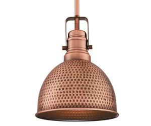 Suspension Madras Cuivre Martelé 1 Ampoule Westinghouse