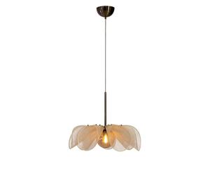 Suspension - Markslöjd - Styrka - Ø63 cm - Beige - Verre ambré - 40W max