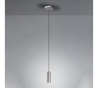 Trio-Leuchten Suspension Marley 312400107 – métal nickel mat, 1 ampoule GU10