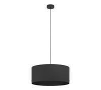 Suspension MASERLO 1 E27 1X60W en acier noir D530mm