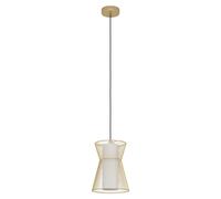 Suspension MASETA E27 1X40W en acier or D225mm