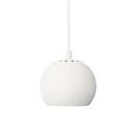 Suspension mat Ball Ø12cm H x Ø 10x12cm/textile cable white/plastic canopy white