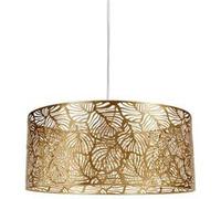 Ostaria Suspension Calathéa métal ajouré doré H15 cm Ø35 cm