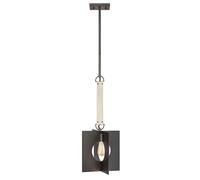 Suspension Métal E27 B: 30 Cm H: Max. 152,9 Cm Graphite Moderne Lampe Suspendue