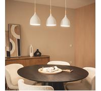 TechBrey Suspension Métal et Bois Karlek Blanc 170 mm Blanc