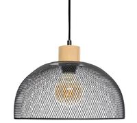 Suspension métal et bois sam noir d30