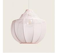 Suspension Métal et Tissu Ayla Rose pastel