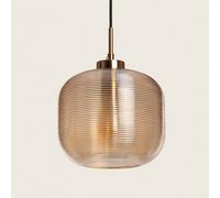 TechBrey Suspension Métal et Verre Beryl Gris Fumée Gris Fumée