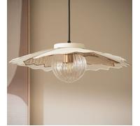 Suspension Métal et Verre Pianella Blanc