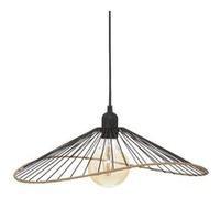 Suspension ""Alara"" métal noir D45cm - Atmosphera createur d'interieur - Noir