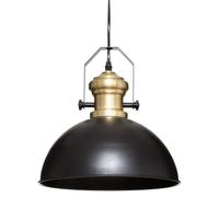 Suspension métal flower noir d30,5