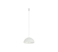 Suspension Métallique Blanche Ø 33 Cm H: Max 125 Cm Réglable 4X GX53