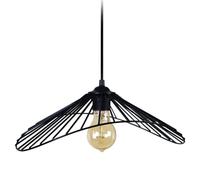 Suspension Métallique Noire Longueur 1.2m E27 Noir
