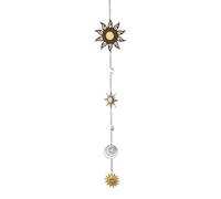 Suspension métallique "Soleil" pour l'intérieur et l'extérieur, décoration de jardin, décoration murale
