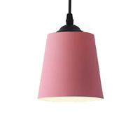 Suspension Minimaliste Nordique en Fer - Lustre à Une tête avec Source Lumineuse E27 pour Restaurant, Porche, Couloir
