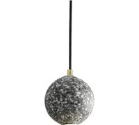 Suspension moderne, design élégant de verre et de pierre, 10 cm de diamètre, D