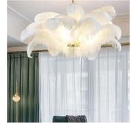 Suspension Moderne En Forme de Plumes, Idéale Pour Une Chambre de Fille, Un Salon Ou Une Décoration Intérieure Élégante./110 Cm