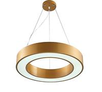 Suspension Moderne LED Lustre Bureau Lampes Suspendues Créatif Acrylique Abat-Jour Restaurant Plafonnier Salon Chambre Plafonnier Fer Art Suspendu Lumières Rondes Centre Commercial Décoration Li