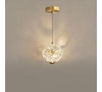 Suspension Moderne Tricolore En Cristal Pour Chevet, Mini Lampe Suspendue de Luxe Pour Salle À Manger, Chambre, Cuisine, Îlot, Hall, Ferme, Salle Den, Décoration Intérieure/Style B