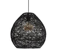 Suspension ""Mona noir D34cm - Atmosphera createur d'interieur